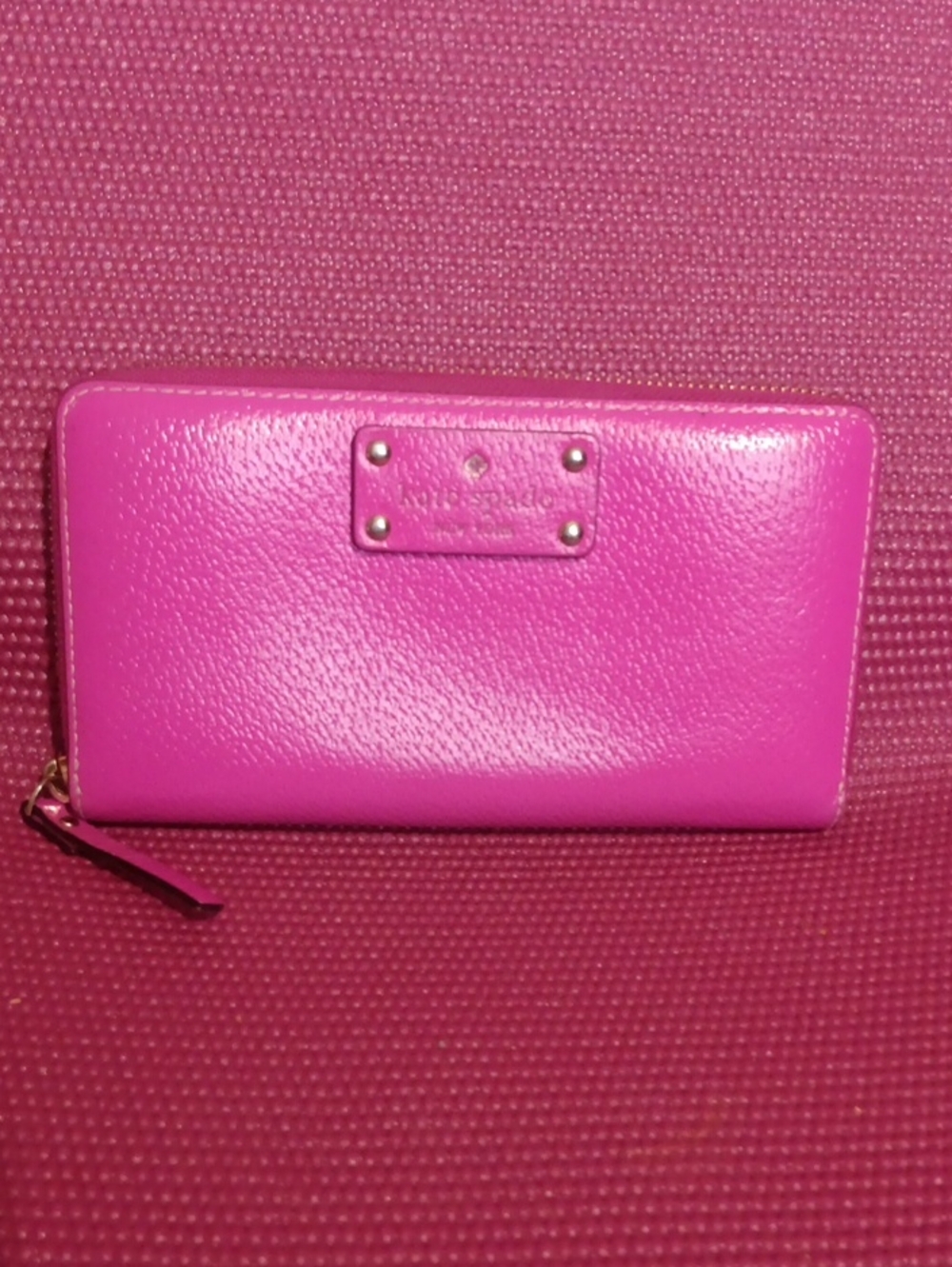 Hot Pink Women's Zip-Around Wallet